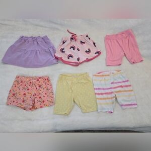 Lot of SIZE 5 shorts and a skort. A Total Of 6 Pieces Biker Type Shorts & Skort